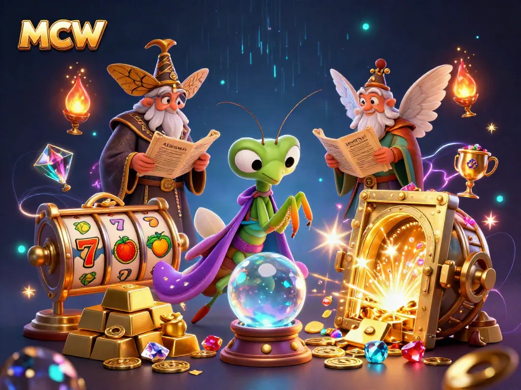 Engage in thrilling gameplay at MCW's vibrant online casino with exciting slot features and enchanting characters.