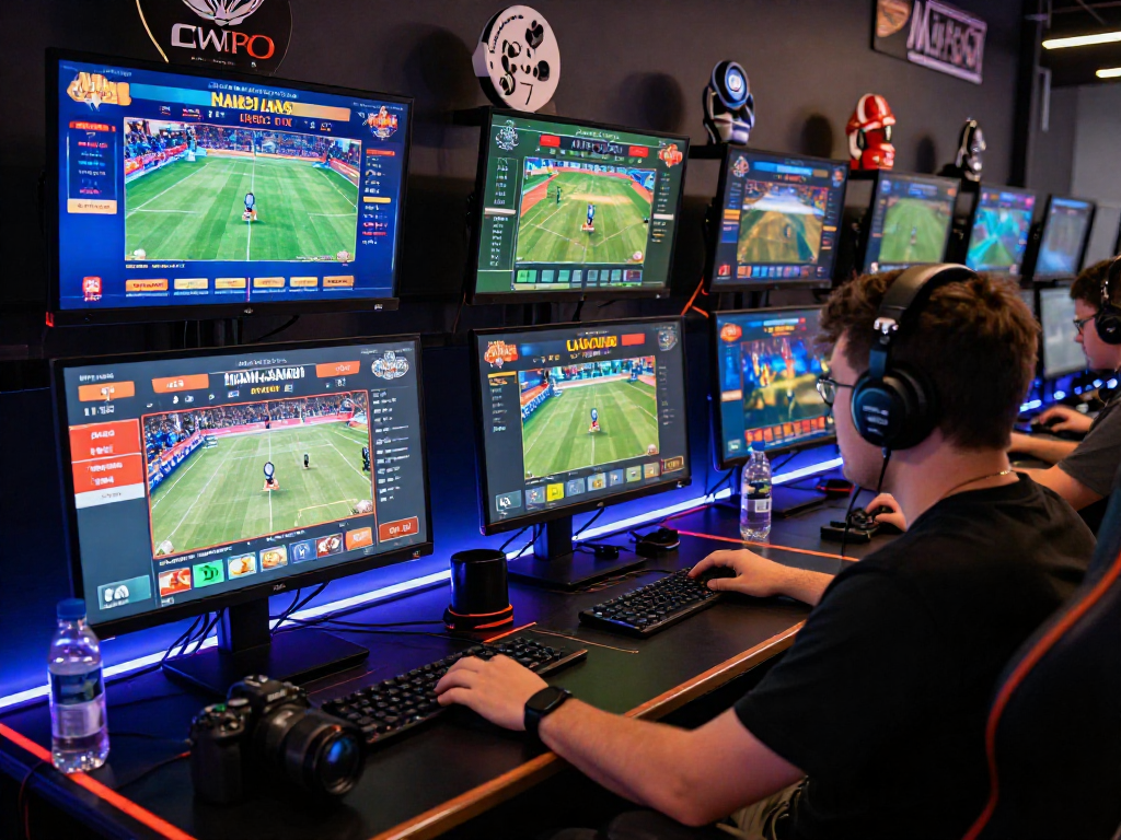 Giocatore attivo che esplora siti non AAMS in un ambiente di gioco coinvolgente.