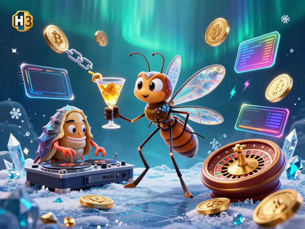 Engage with H 13's vibrant casino world featuring unique characters and gaming elements.