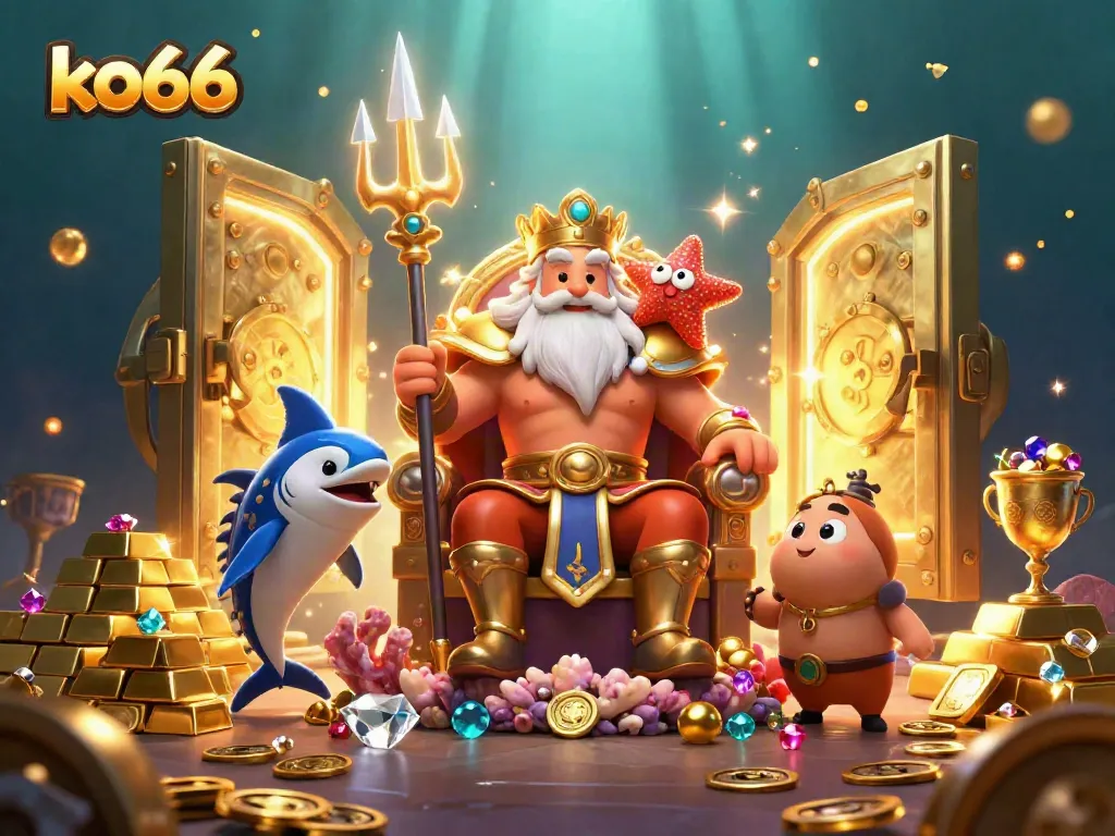 Join the enchantment at KO66's vibrant underwater casino, with treasure and excitement at every turn.
