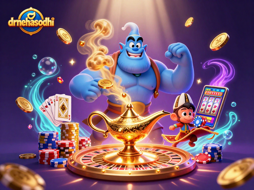 Engage with the vibrant world of drnehasodhi as the genie reveals treasures of casino games.